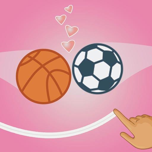 Physics Love Balls Drop: A Puzzle Game icon