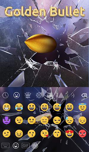 Gold Bullet Animated Keyboard  स्क्रीनशॉट 4