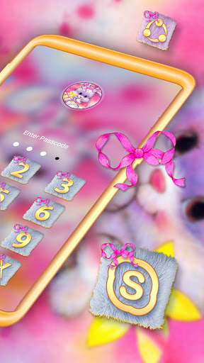 Kawaii Rabbit Launcher Theme screenshot 5