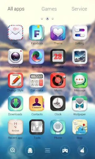 Quietness Go Launcher Theme screenshot 4