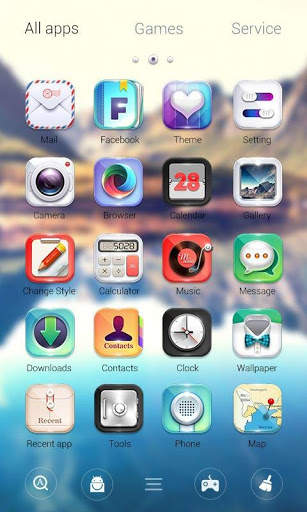 Quietness Go Launcher Theme screenshot 4