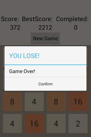 2048 game screenshot 3