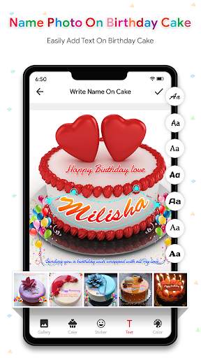 Name Photo On Birthday Cake - Birthday Photo Frame screenshot 5