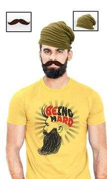 Man Mustache Beard Face Maker screenshot 5