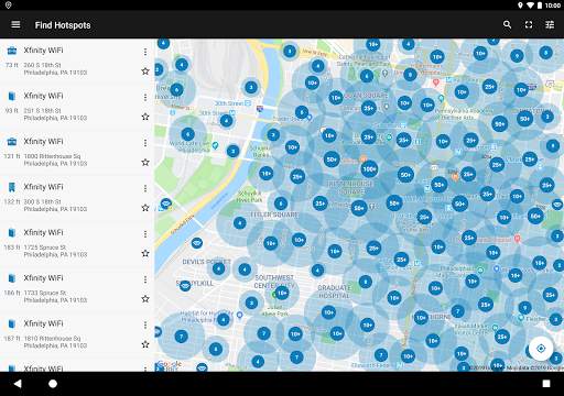 Xfinity WiFi Hotspots скриншот 10