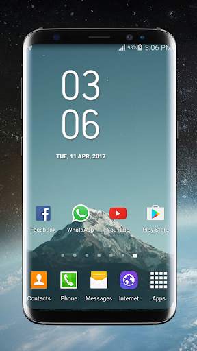 Digital Clock Galaxy S8 Plus screenshot 3