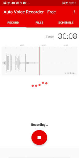 AVR- Auto Voice Recorder - Free Recording App screenshot 2