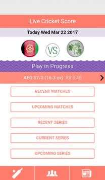 Live Cricket Score screenshot 2