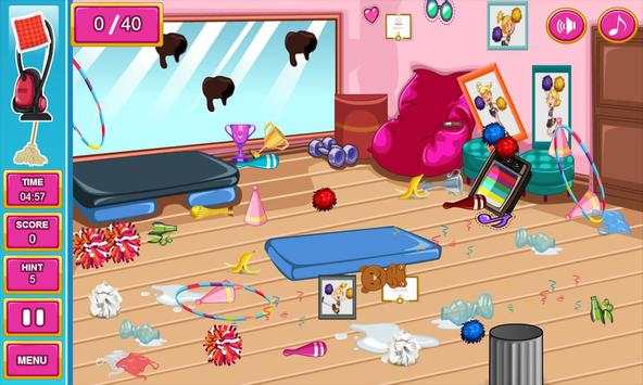 Cheerleader room clean up screenshot 1