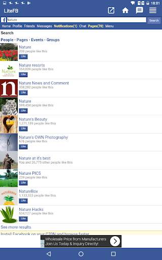 Fast Lite for Facebook screenshot 5