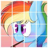 Unicorn Pictures-Cute Rainbow Unicorn Puzzle Game logo
