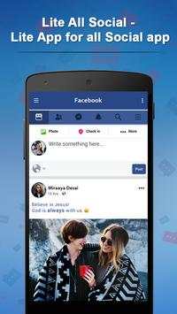 Lite All Social - Lite App for all Social app screenshot 1