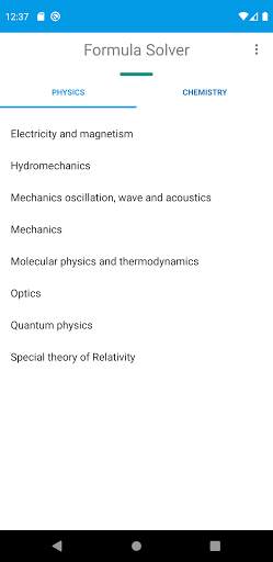 Formula Solver screenshot 1