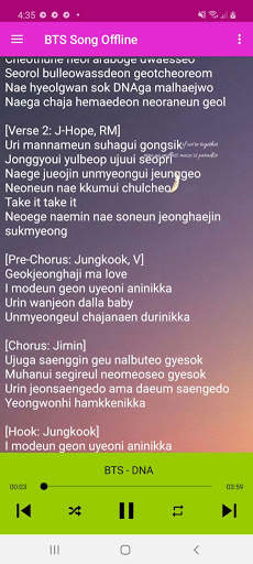BTS Song Offline screenshot 4