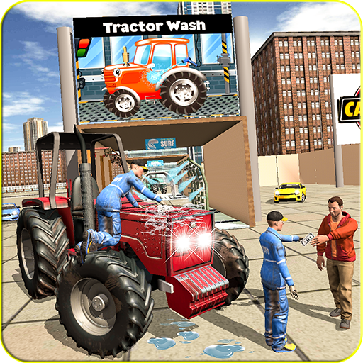 Tractor Wash Service -Tractor Parking Simulator 19 icon