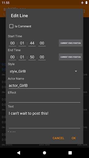 Buftaku Subtitle Editor screenshot 3