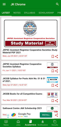 JK Chrome: JK News & Jobs Updates screenshot 3