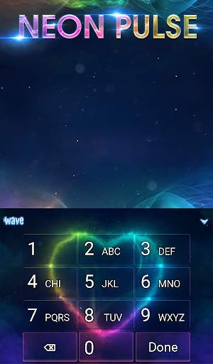 Neon Pulse Animated Keyboard   Live Wallpaper screenshot 5
