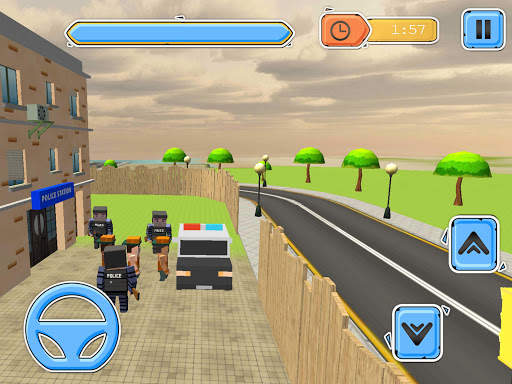 Blocky Vegas Crime Simulator:Prisoner Survival Bus screenshot 14