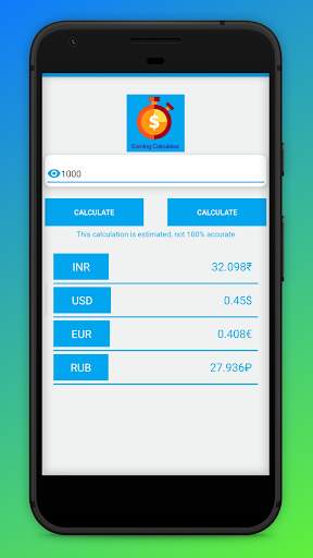Money Calculator  - Earning Calculator स्क्रीनशॉट 3
