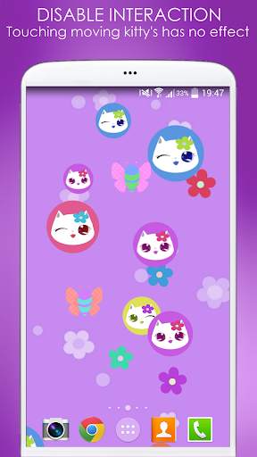 Lily Kitty Fun Live Wallpaper 4 تصوير الشاشة