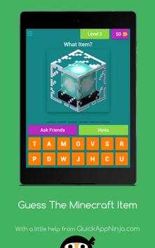 Guess The Minecraft Item screenshot 8