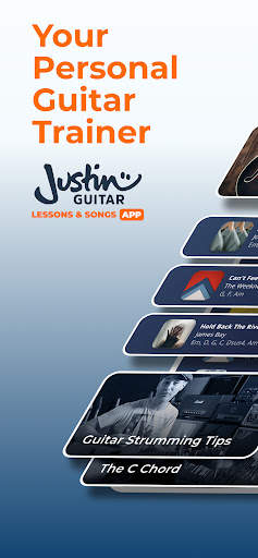 Justin Guitar Lessons & Songs screenshot 1