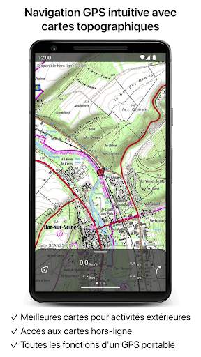 Topo GPS screenshot 1
