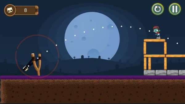 Angry Zombie Birds स्क्रीनशॉट 1