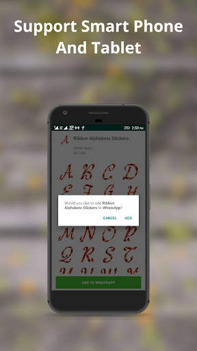 Fancy Alphabet Stickers For WhatsApp WAStickersApp screenshot 6