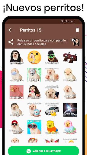Stickers del Perrito Triste para WhatsApp 🐶 screenshot 1