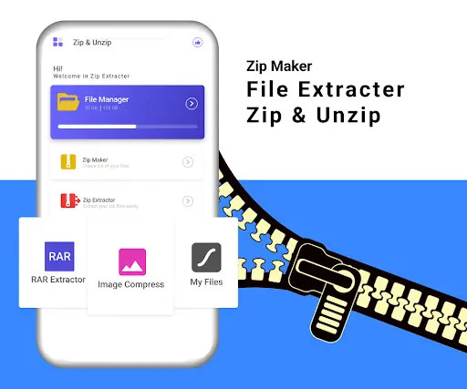 Zip Extractor-Zip File viewer screenshot 1
