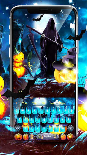 Night Halloween Ghost Keyboard screenshot 2
