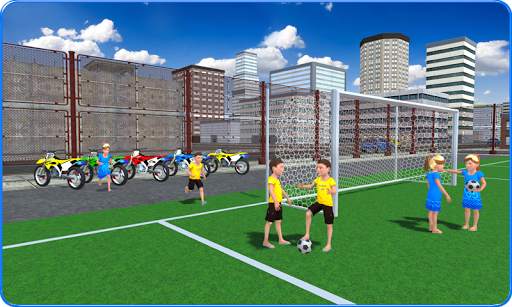 Kids School Highway Traffic Bike Racing screenshot 4