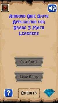 Android Quiz Game App for Grade 3 Math Learners screenshot 1