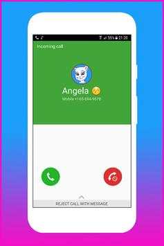 Fake Call From Angela screenshot 1