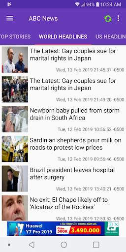 Instant News screenshot 1