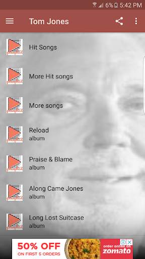 Tom Jones Songs скриншот 2