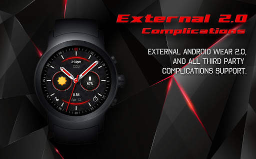 Fusion Watch Face & Clock Live Wallpaper 4 تصوير الشاشة