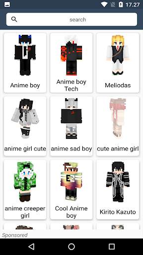 Anime skin for Minecraft screenshot 2