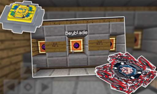 Beyblade mod – battles in Minecraft screenshot 2