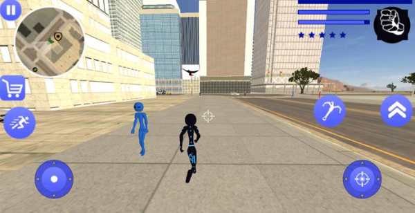 Venom Iron Stickman Rope Hero Gangstar Crime screenshot 2