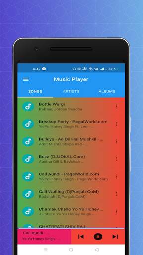 Music Player 2021 - MP3 Player , Audio Player स्क्रीनशॉट 1