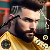 Barber Shop Haircut Game 3D logo