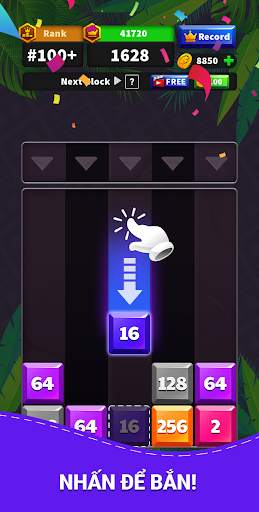 Drop Numbers: Hợp Nhất Các Số screenshot 1