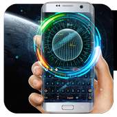 earth galaxy keyboard space warship neon on 9Apps