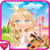 Coloring Games : Princess icon