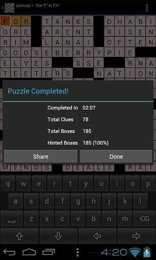 Daily Newspaper Crossword Puzzles screenshot 4