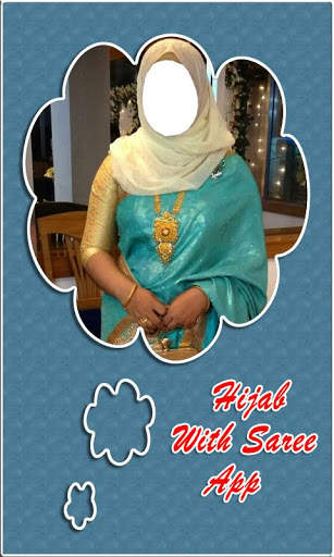 Hijab With Saree Photo Montage New 4 تصوير الشاشة