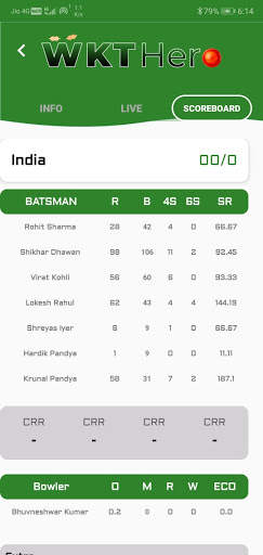 WKTHero - Fastest LiveLine Cricket app screenshot 3